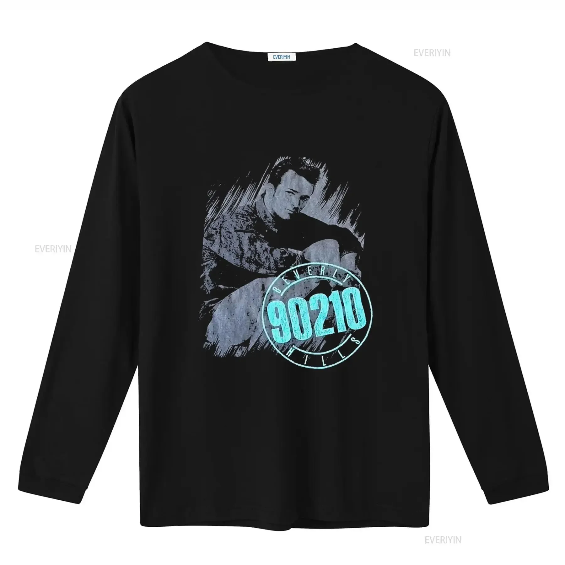 Rare Vintage Luke Perry Beverly Hills 90210 T Shirt Wild Oats Dylan Design Size L 90s Style vintage Washed fashion Versatile