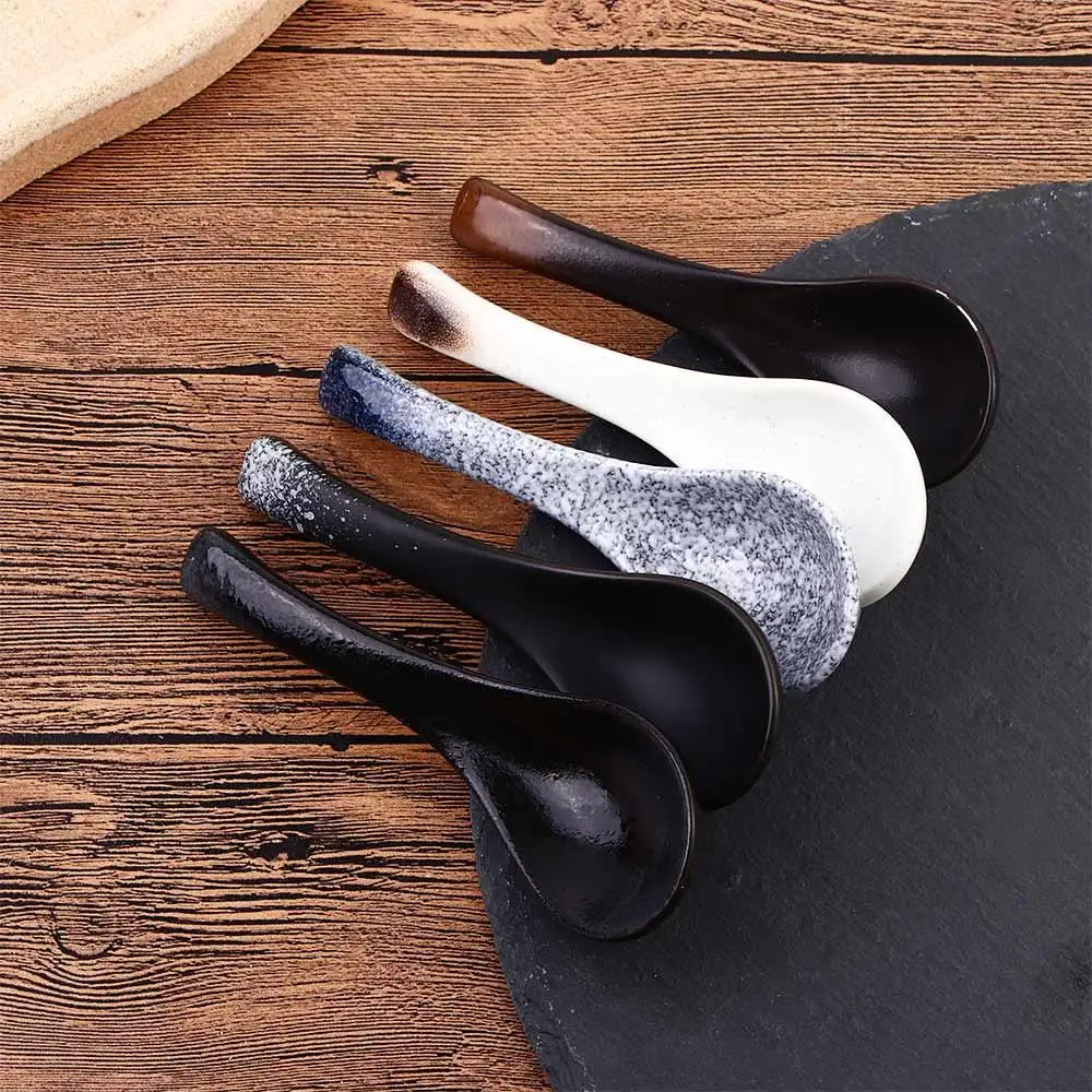 Creative Japanese Restaurant Cooking Utensil Tool Kicthen Gadgets Tableware Rice Spoons Soup Spoon Teaspoon
