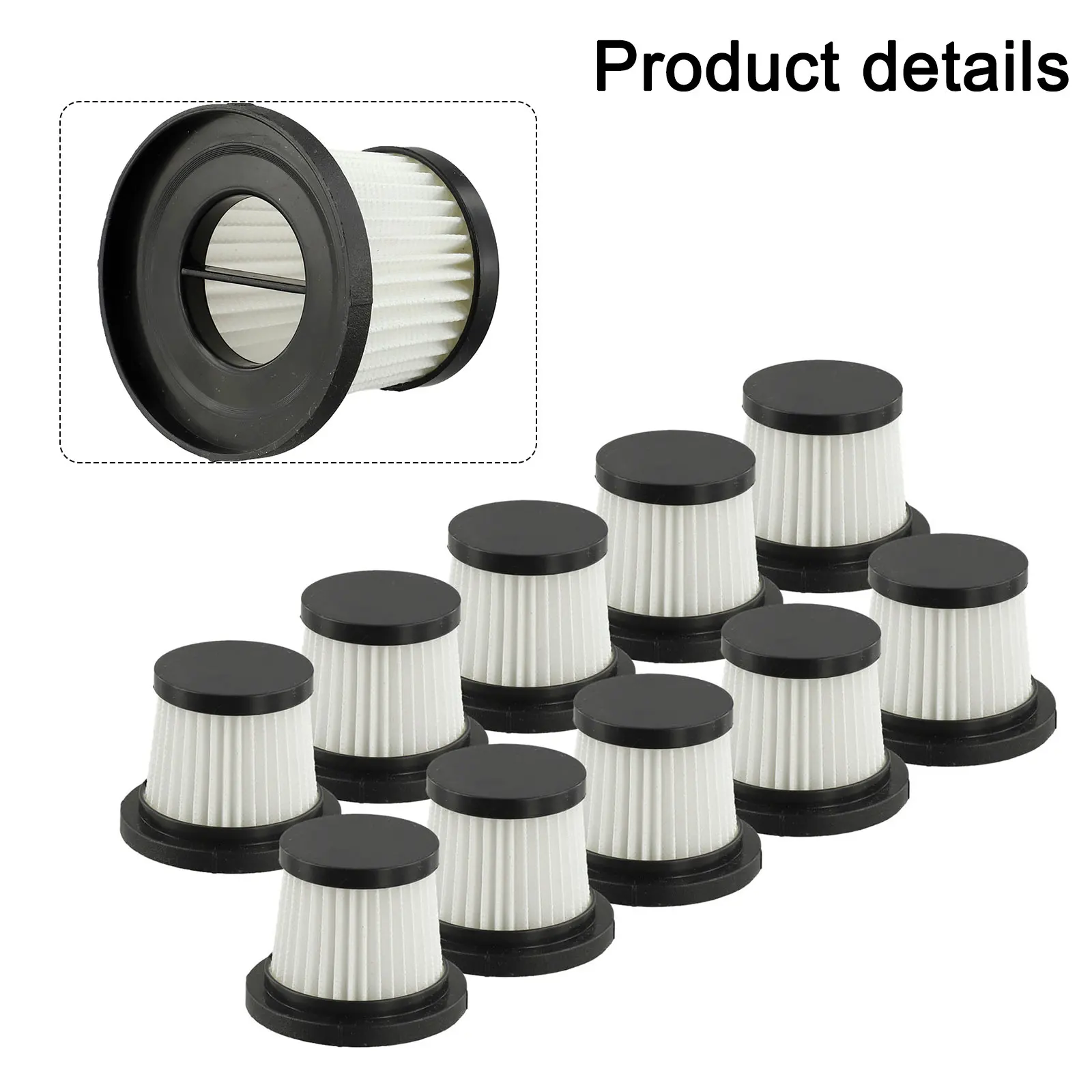 

Black Dust Cup HEPA Filter For YTWO 10kPa 150W Cordless Handheld Vacuum Cleaner Parts Household Supplies Cleaning Tools