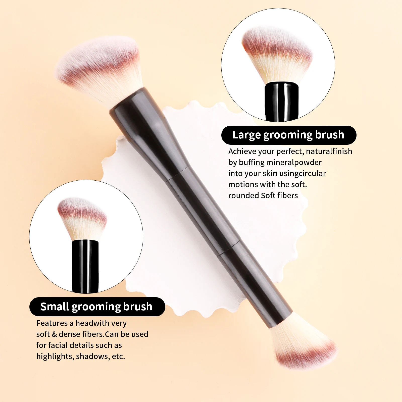 2 Pennelli per Blush a Doppia  - Beauty Makeup Sponge recensione e prezzo