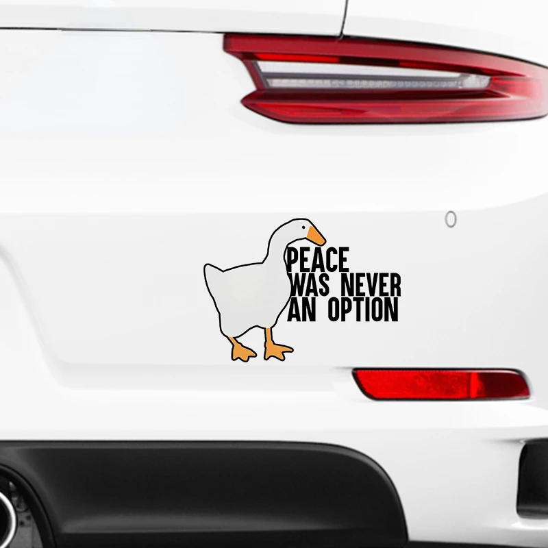 V1676# Car Sticker  Creative Colorful Goose Down For Waterproof Vinyl Decal Car Accessories Decor Pegatinas Para Coche