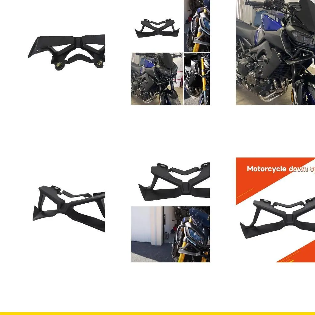 SZCH Front Spoiler DownforceNaked Frontal Spoilers for MT-09 17-20 MT09SP 18-20