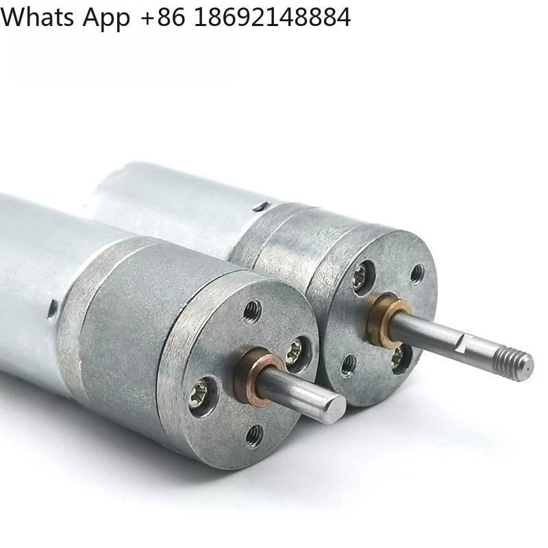 3.6V small voltage silent large torque 280 motor diameter 25mm metal gear micro DC geared motor