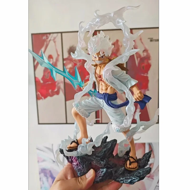 

27 см JT LX Monkey D. Луффи Gear 5: Фигурка из аниме One Piece, высококачественная коллекционная статуэтка, украшение для рабочего стола