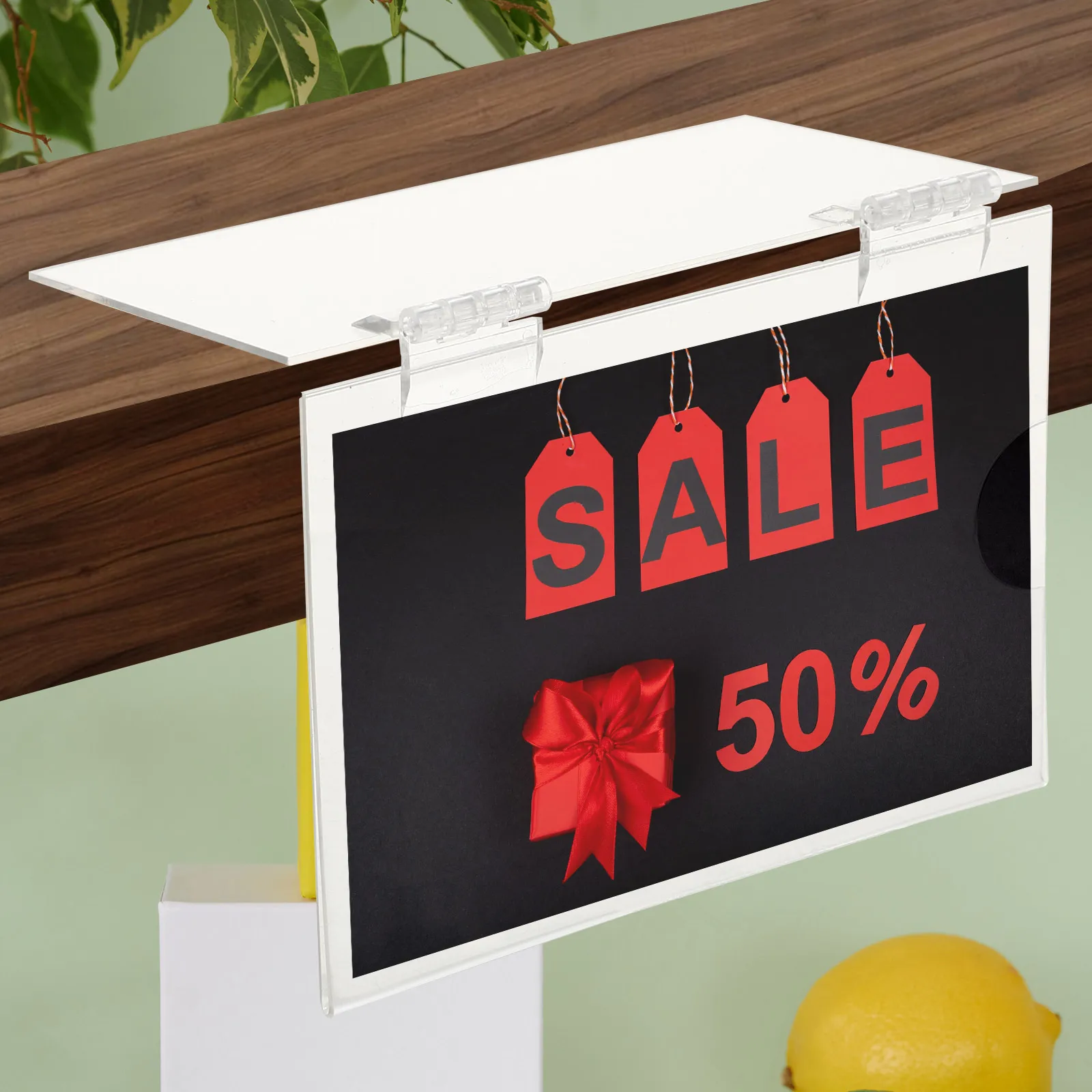 

Acrylic Label Price Tag Price Tag Display Board Display Board Retail Product Holder Clear Rack Storage Reusable Lightweight