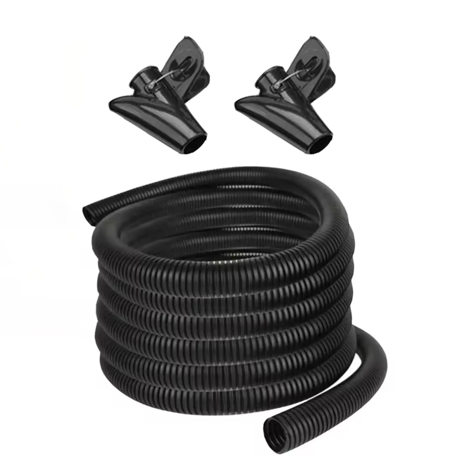 1 Inch 40FT Split Wire Loom Tubing, Black Protective Cable Conduit Cover for Auto Marine Electrical Wiring, Flexible Conduit
