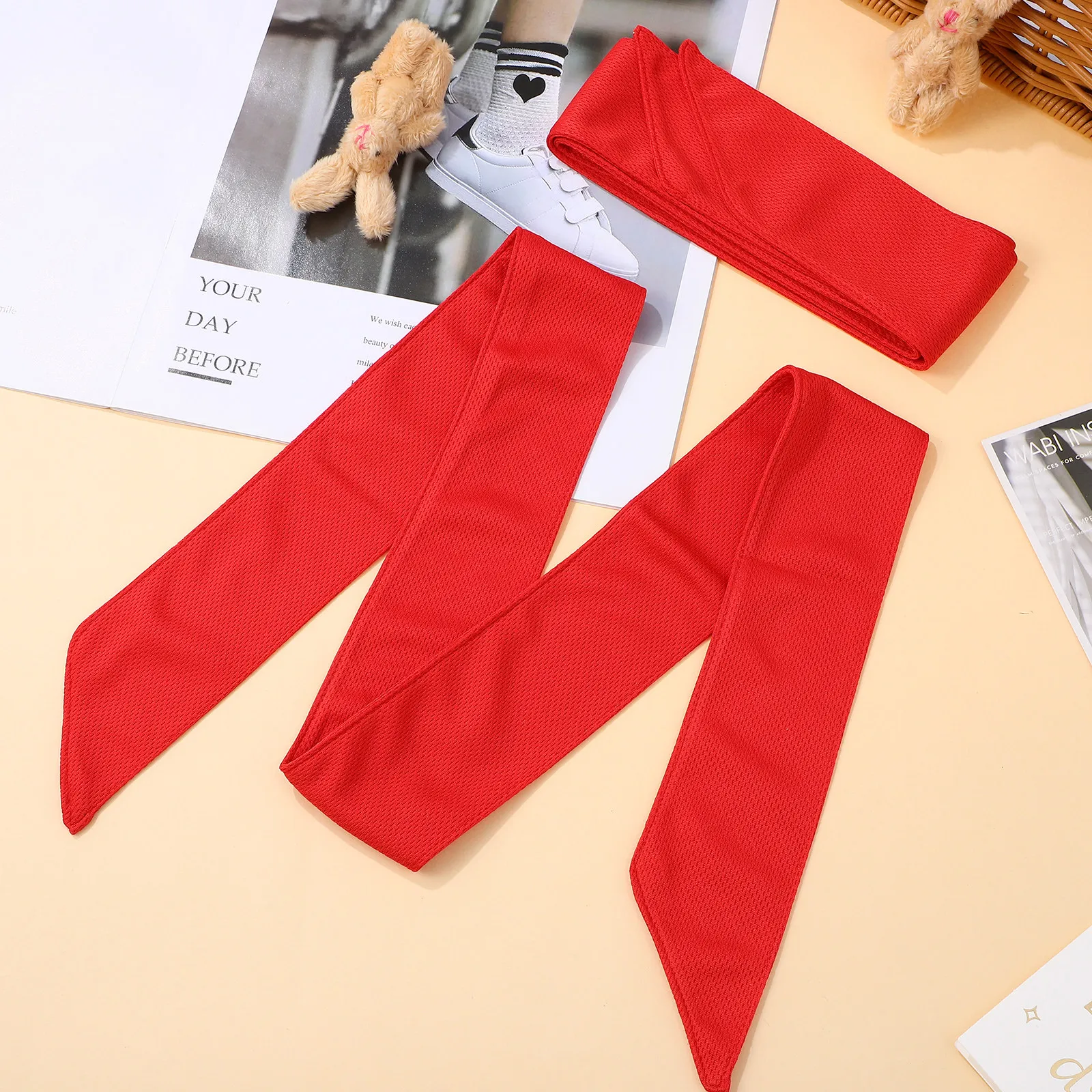 

2Pcs Sport Headbands for Men Women Premium Adjustable Tie Up Sweatbands Breathable Fitness Running Gym Yoga Hiking Tennis