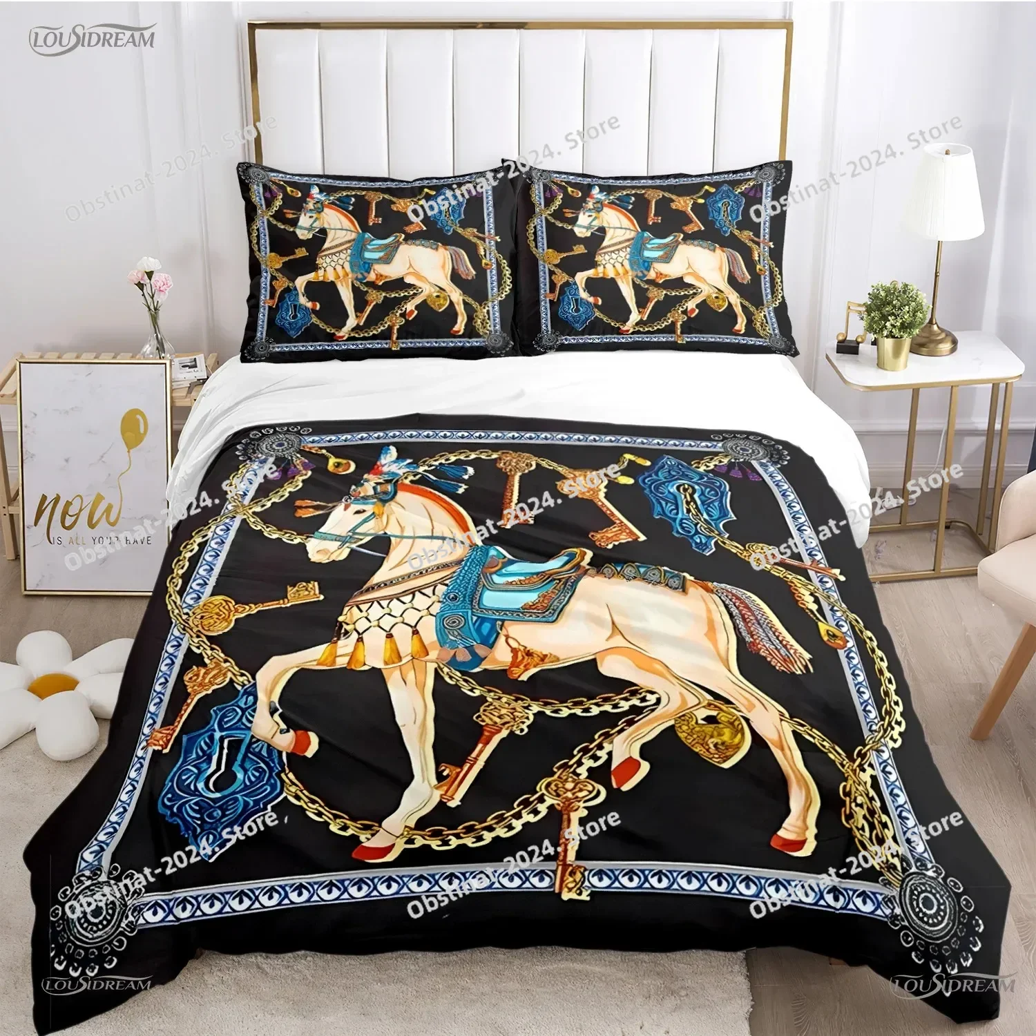 M-Murder Drones Cartoon Print Bedding Sets exquisite bed supplies set duvet cover bed comforter set bedding luxury birthday gift