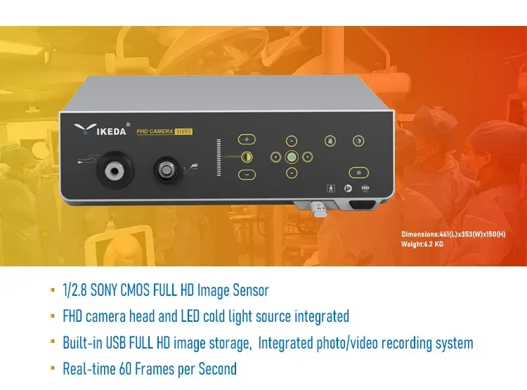 2026 NEW IKEDA 9102. ENT Video Endoscope Endoscopy System With Cold Light Source Camera Head & Coupler