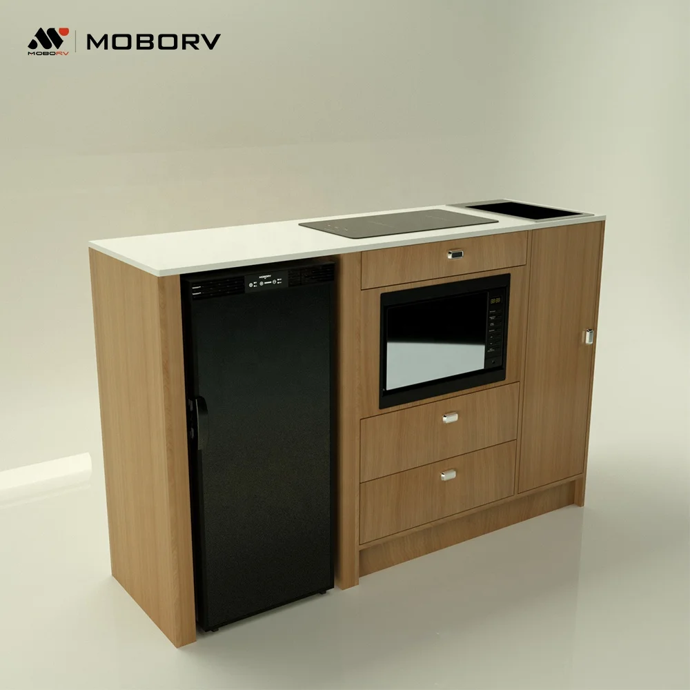 MOBORV CE Certified Bed Lift System DIY Camper Van Conversion Kit Light Weight Plywood Furniture and Appliance Kit