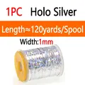 1mm 1 Pieza Holo Plateado