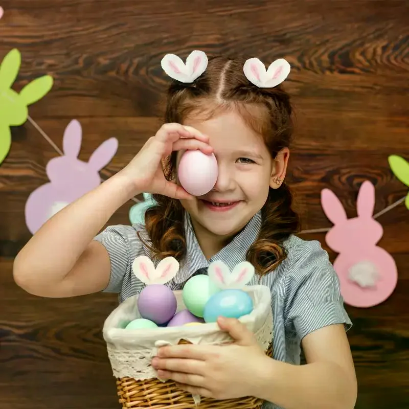 10pcs/lot DIY Handmade Plush Embroidered Ears Padded Patches Appliques For Clothes Sewing Supplies DIY Hair Decoration