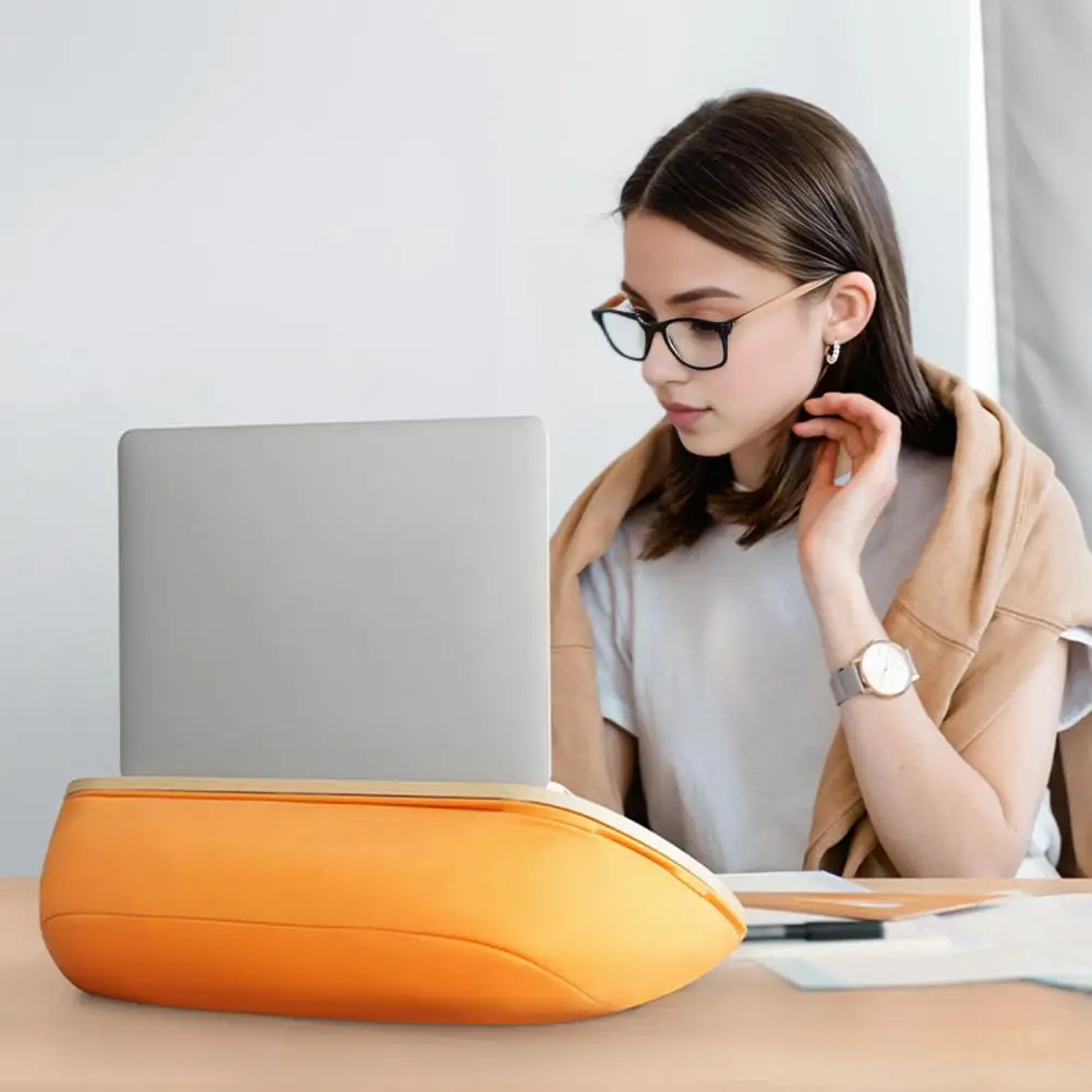 Bett-Leseständer, verstellbarer Lesekissenhalter aus Holz für Freisprech-Laptops, Desktop-Ständer, Lazy Pillow Support Frame