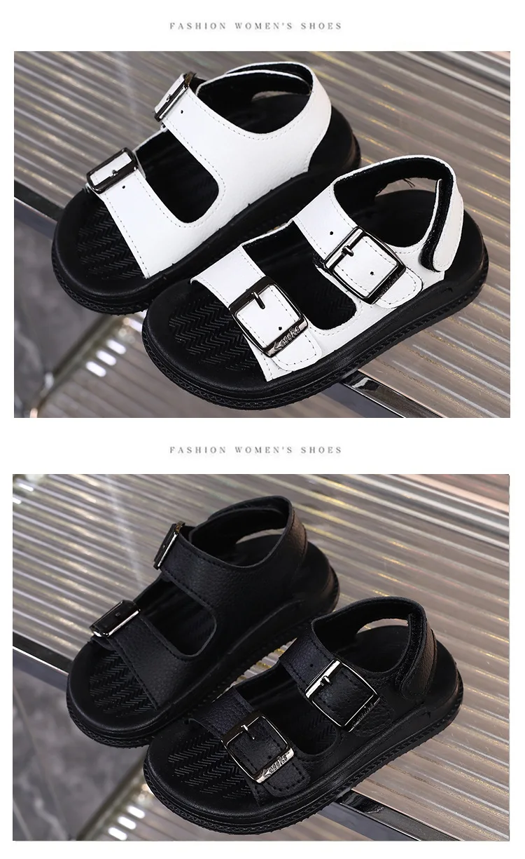 Jungen-Sandalen 2026 Neue Kinder-Strandsandalen Modische Sportliche Rutschfeste Verschleißfeste Babyschuhe 1-6 Jahre Alte Lederschuhe – Detail 13
