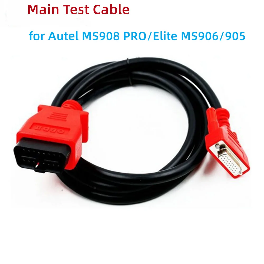 Autel MaxiSys MS908 PRO / Elite 스캐너 OBD2 용 메인 테스트 케이블, 16pin to DB 26PIN DB15 전송 커넥터 DB26 MS906 / MS905