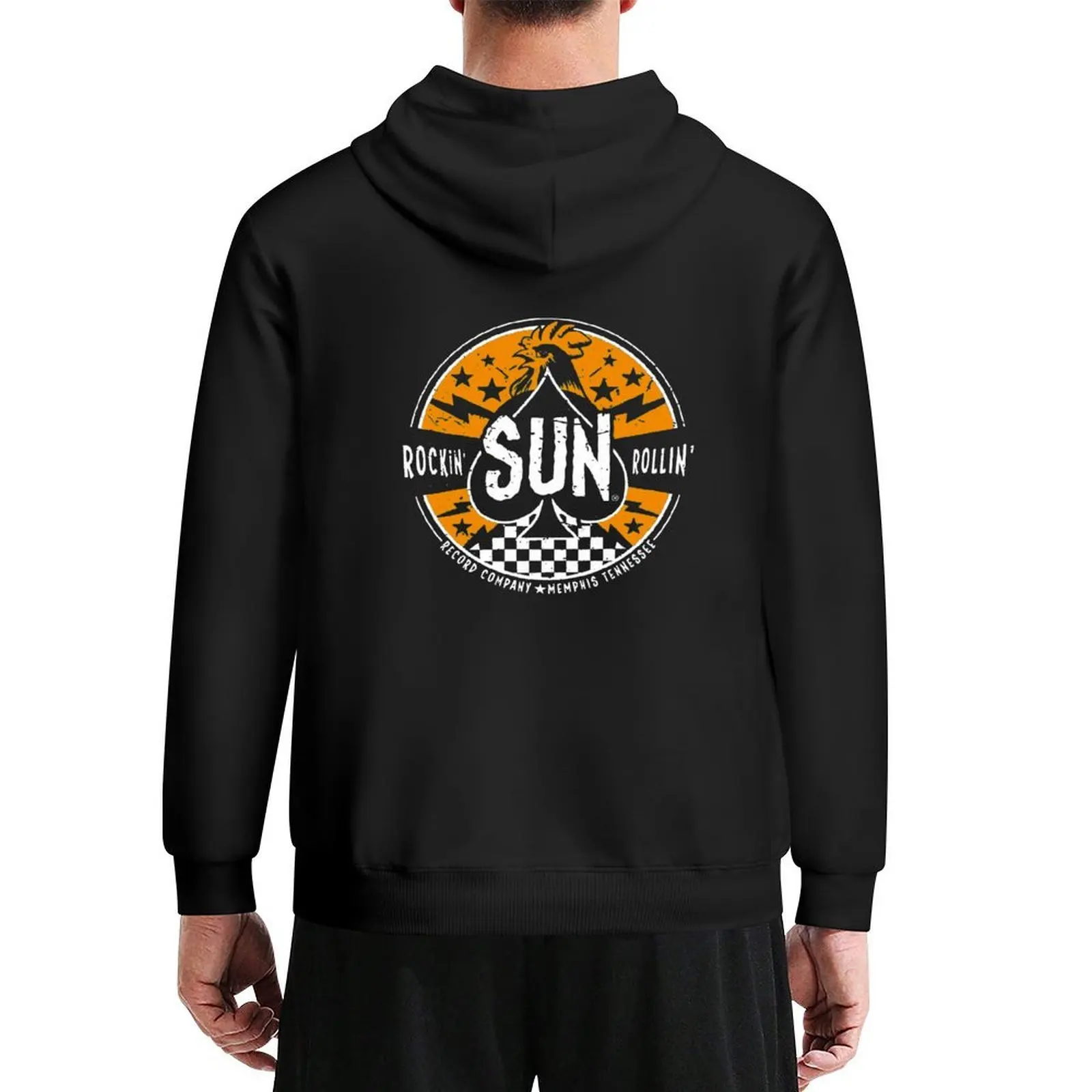 

Rockin Rollin Sun Hoodie men's autumn clothes men's coat korean autumn clothes mens clothing hoodie