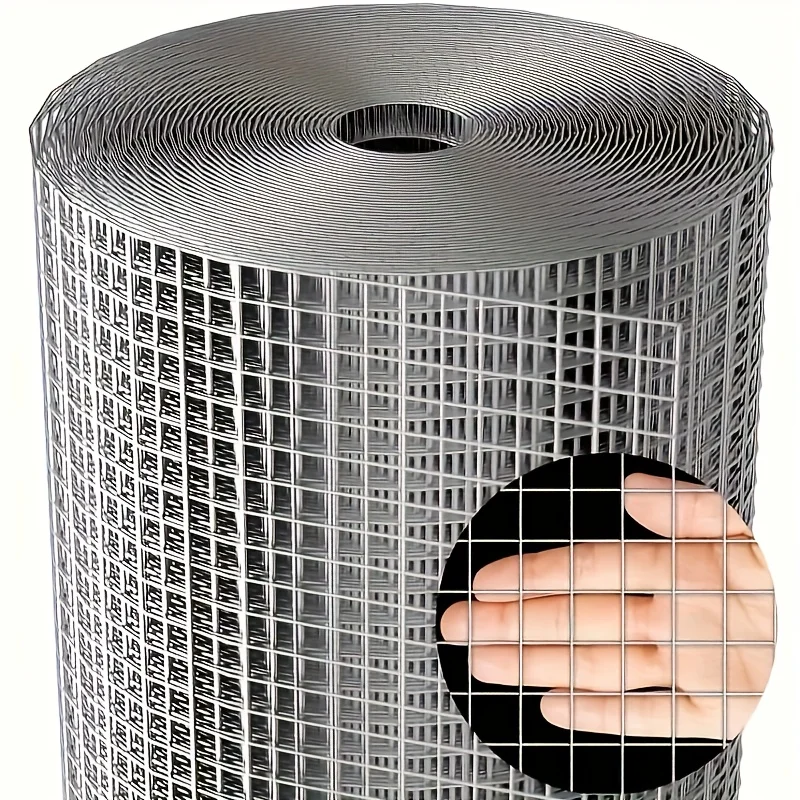 

Металлический забор из проволочной сетки 50X500 см, сетчатый металлический забор, садовый забор для кроликов, прочный металлический барьер для курятника, сада, домашних животных