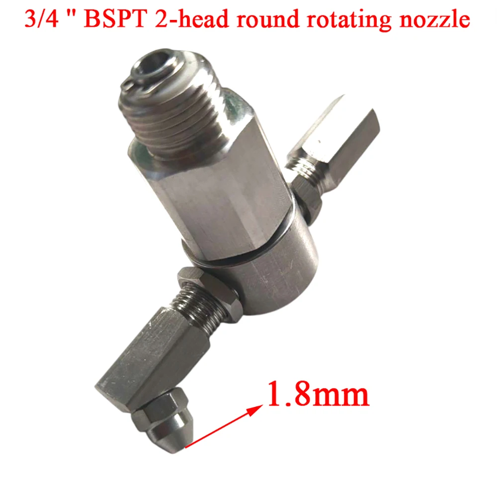 360 Degree Auto Rotating High Pressure Washing Nozzle Industrial Dust Spray Tip For Car Washer Pressure Cleaning Machine