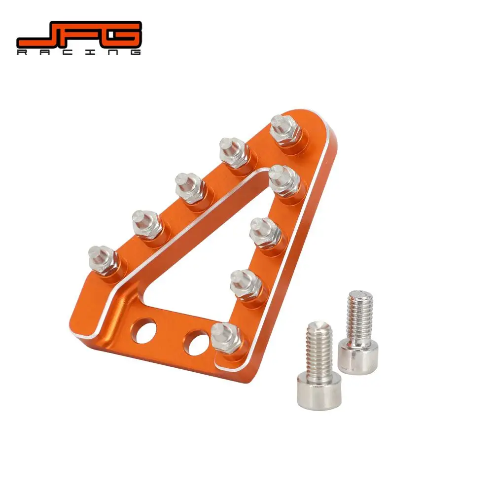 Motorcycle CNC Rear Brake Pedal Step Tips For KTM SX XC SXF XCF XCW EXC EXCF TPI Six Days 125 200 250 350 450 530 2004-2010