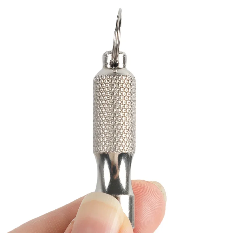 Portable Valve Core Wrench Stainless Steel Car Bike Tire Valve Disassembly Tire Valve Core Stems Remover Screwdriver Dual Use