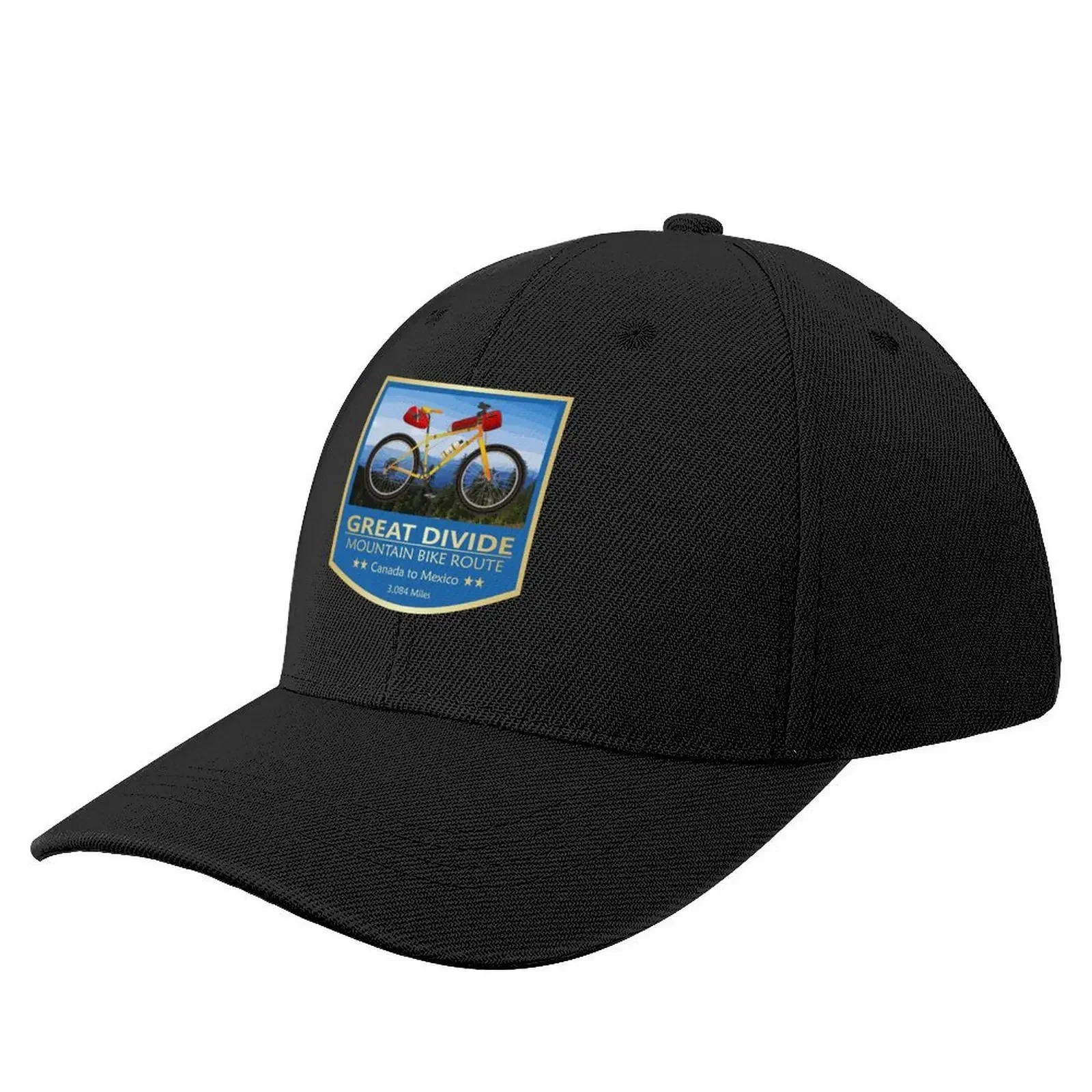 Great Divide Mountain Bike Route (bike2) Baseball Cap Big Size Hat Dropshipping Horse Hat Elegant Women's Hats Men's