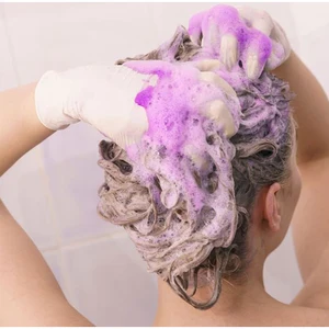 Gri iğneleme, Saç Boyası, Şampuan, Mor, Tahriş Edici Olmayan, Cilt, Sarı Saç Beyazlatıldıktan Sonra Gri Sarıya Dönüşür 8 en çok satılan, şampuan, sarı saç ve-no. 2