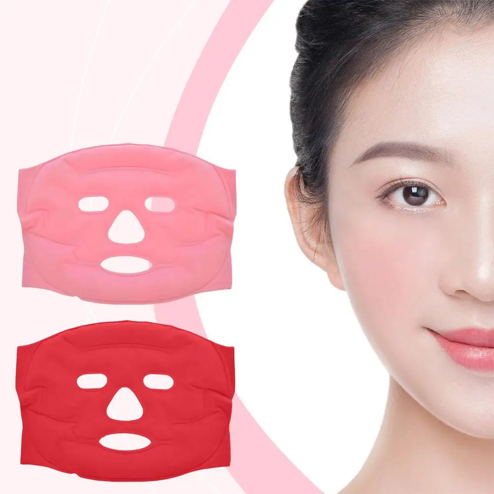 Relieve Fatigue Ice Gel Eye Face Mask Reduce Face Puff Reusable Pack Ice Heat and Sleeping Beads Compress Cold Gel Hot F8T9