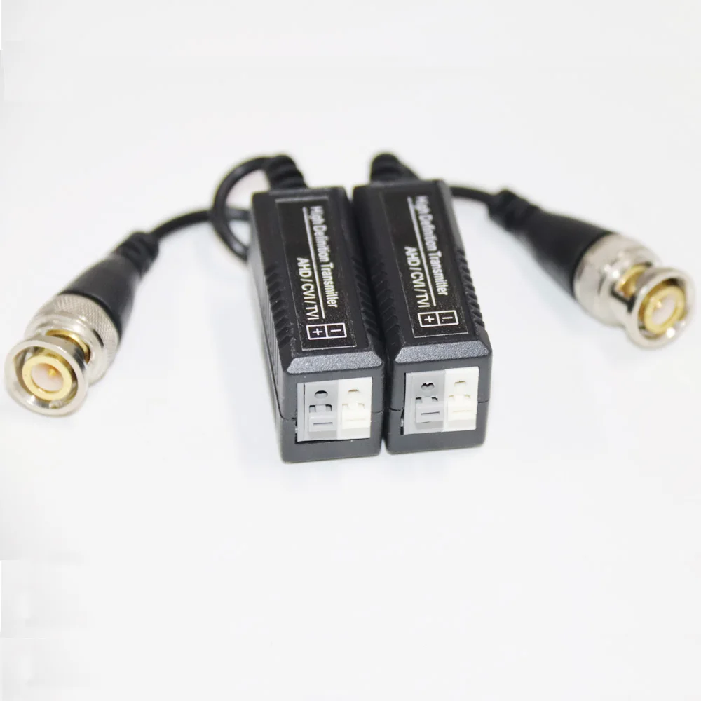 Twisted Pair Transmitter AHD/CVI/TVI/CVBS Video Balun Transceiver For CCTV Security Camera