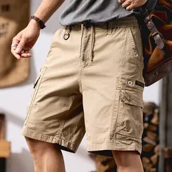 2024 Gym Shorts High Quality Men's Striped Quick Drying Shorts Summer Sports Short Pants High Street Men's Clothing Streetwear