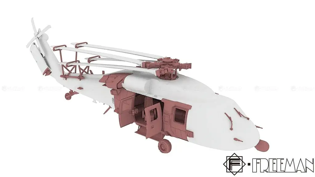 FAB FA7204 USMC VH-60n For SH-60f(Hobby Boss) Renovation Kit