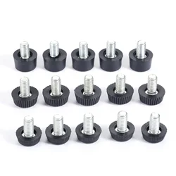 20 teile/satz Anpassung Möbel Füße M6 * 10mm Schraube Nivellierung Höhe Pad Balance Tisch Stuhl Bein Sofa Brust Schützen boden Anti-Slip