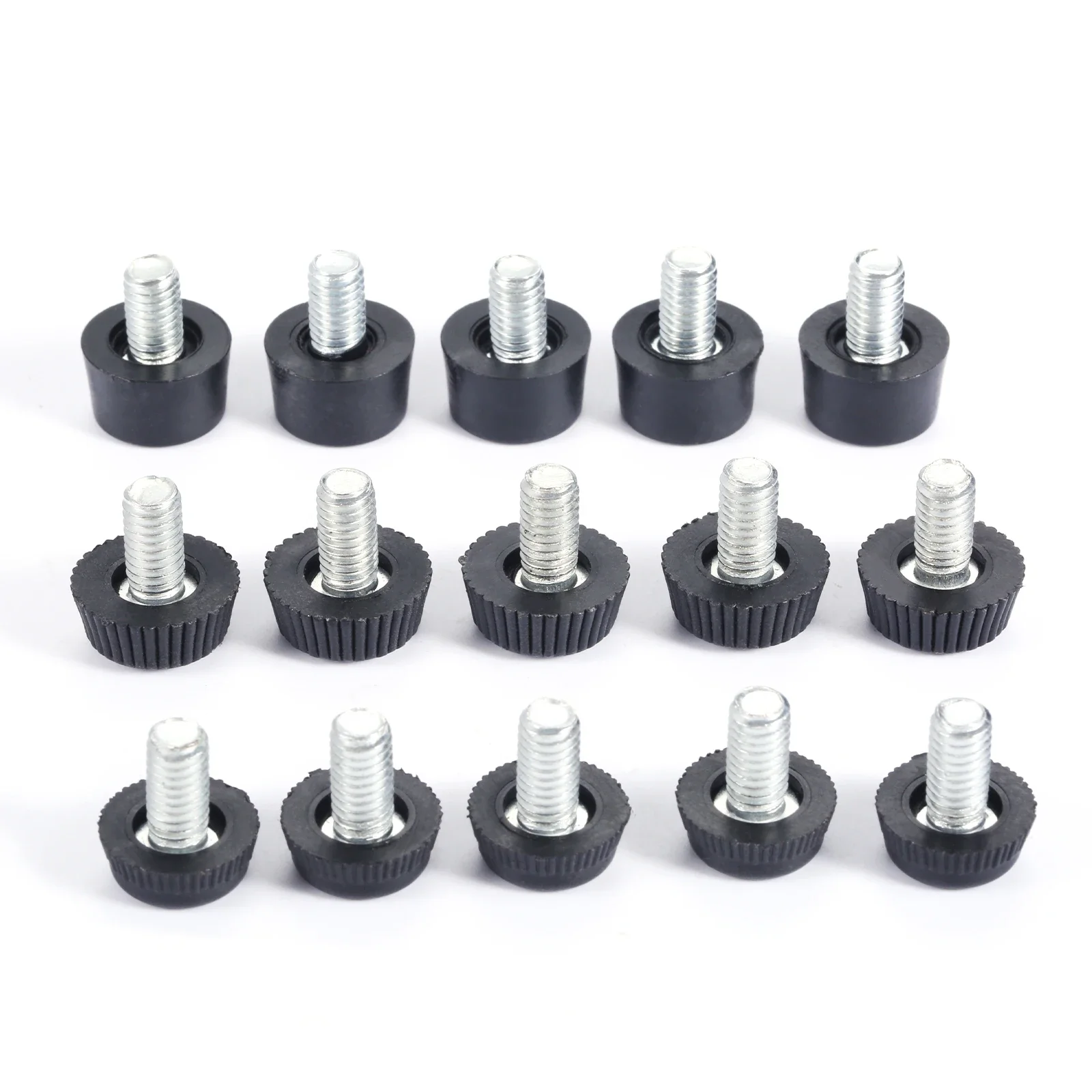 20pcs/set Adjusting Furniture Feet M6*10mm Screw Leveling Height Pad Balance Table Chair Leg Sofa Chest Protect Floor Anti-Slip