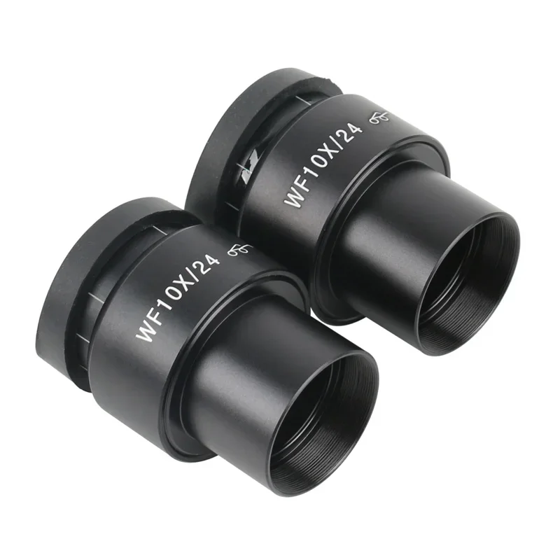 WF10X/24 High Eyepoint Wide Field Eyepiece For Binocular Trinocular Stereo Microscope 30MM Installation Installation Interface