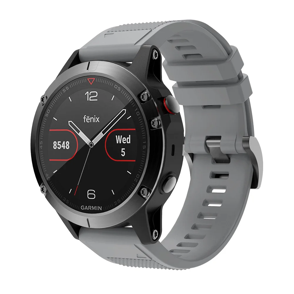 22mm Watch Band For Garmin Fenix E/Fenix 8 47mm 5/5 Plus/6/7 Pro Quick Fit Silicone Strap For Garmin EPIX Forerunner 965 955