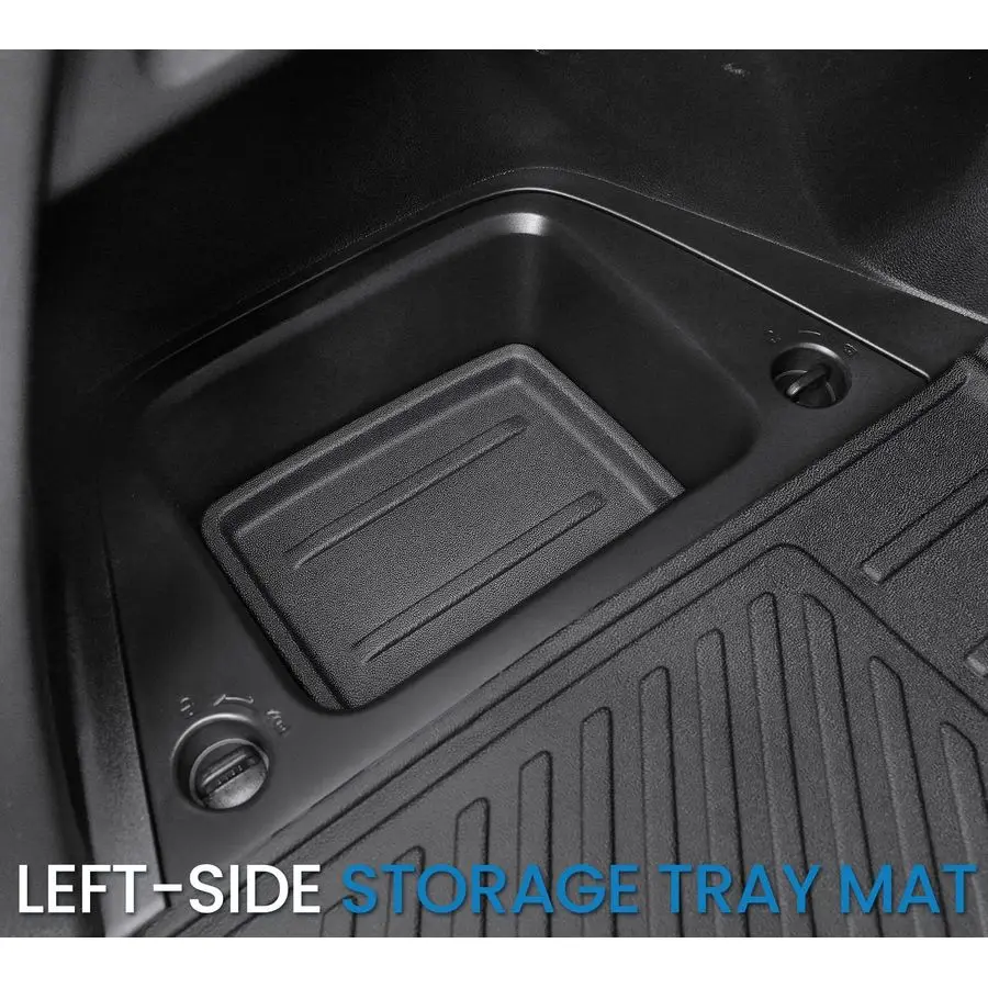 الحصير لهوندا بايلوت 2025 2024 2023 حصيرة صندوق السيارة مع حصيرة مسند الظهر ، جميع الأحوال الجوية TPE بطانة البضائع لهوندا الطيار اكسسوارات الباب Si #6