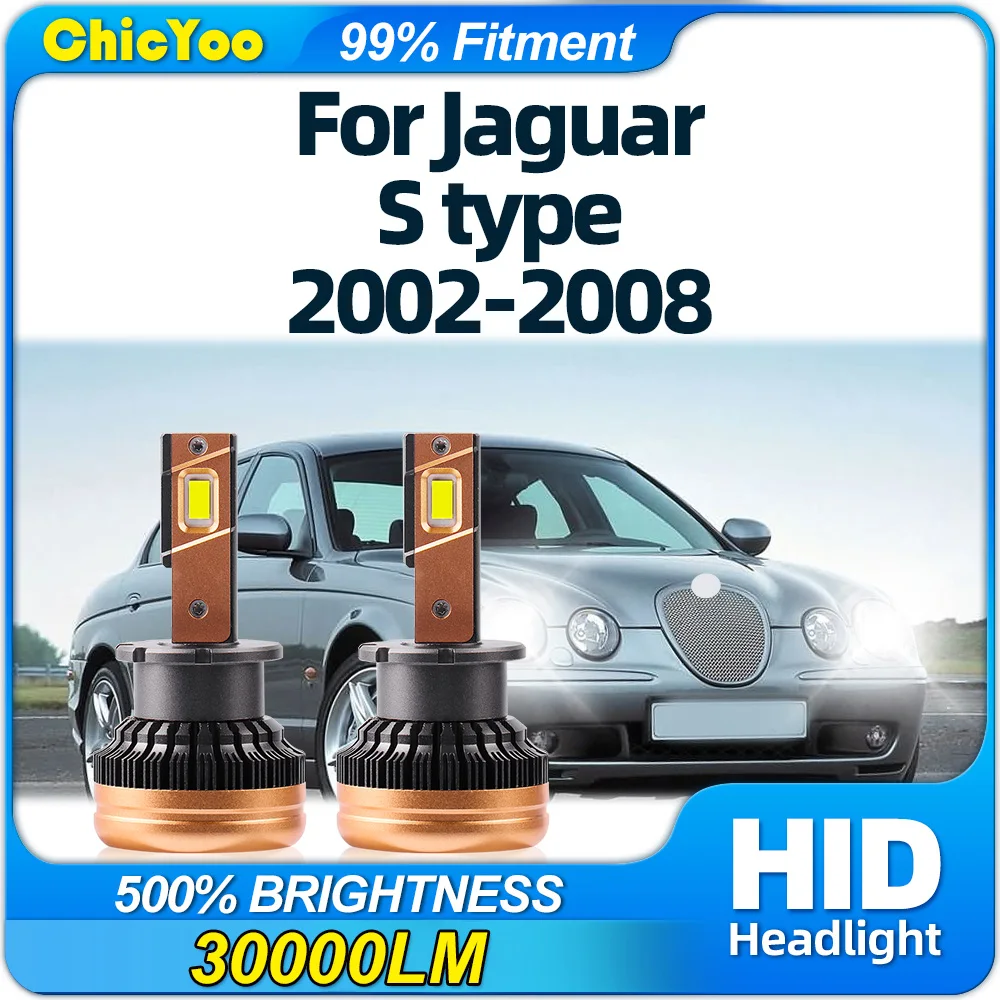 

LED Car Headlights Bulbs 40000LM 120W Auto HID Xenon Headlamps 12V 6000K For Jaguar S type 2002 2003 2004 2005 2006 2007 2008