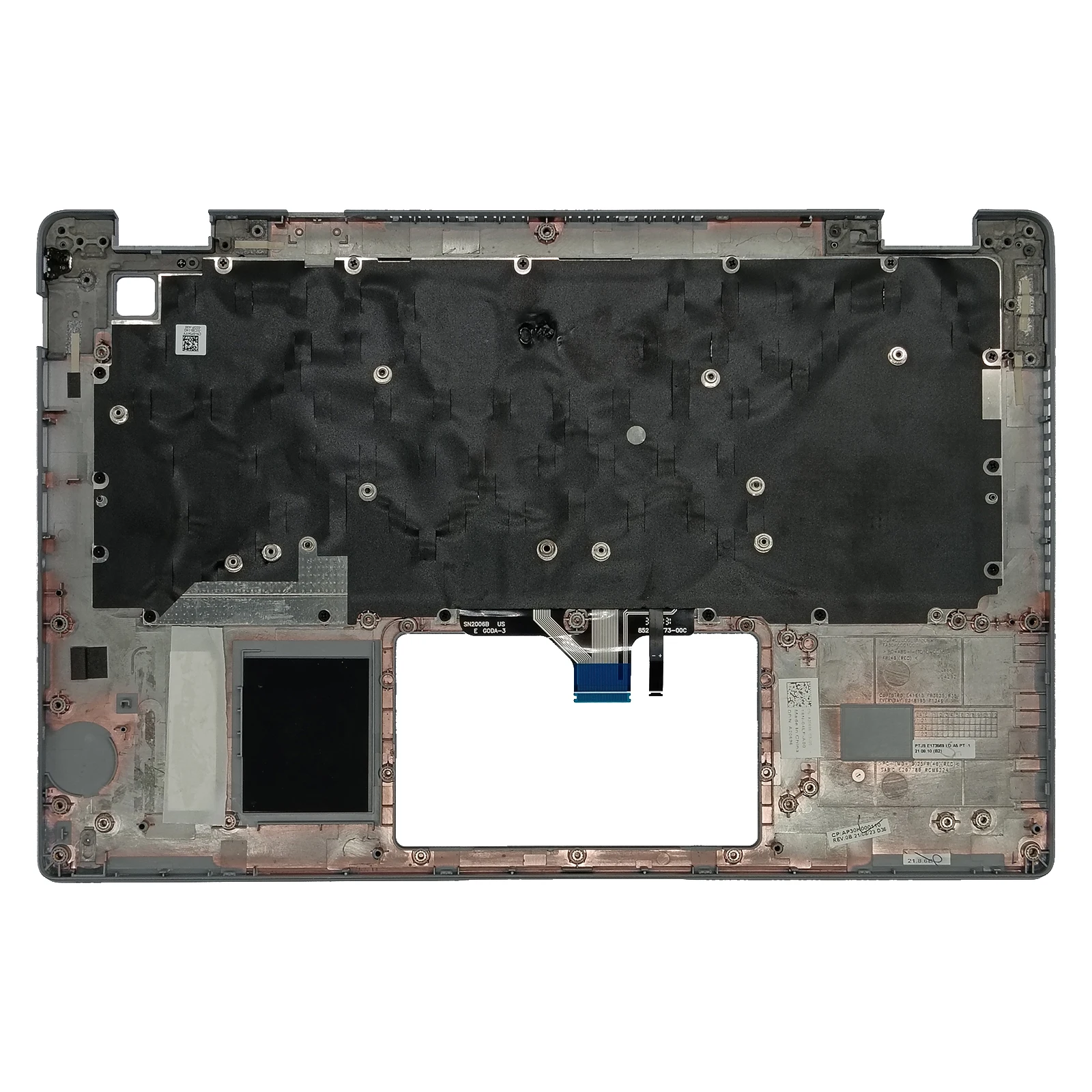 A20696 para Latitude 5420 E5420 funda reposamanos para portátil con panel indicador de teclado táctil NFC GDF40