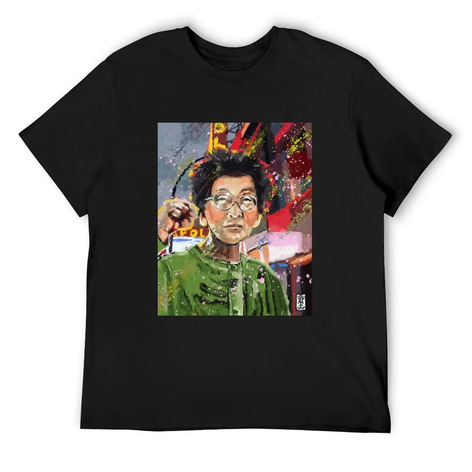 

Yuri Kochiyama T-Shirt T-shirts oversize summer top boys animal print mens t shirt graphic
