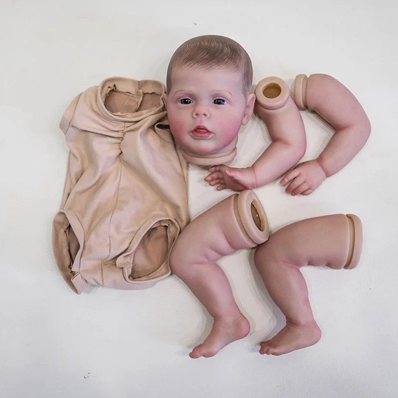 20inch Reborn Doll Kit Sherry Unassembly DIY Doll Parts Hand Paint 3D Skin with Visible Veins muñecas bebe reborn kit Real Shots