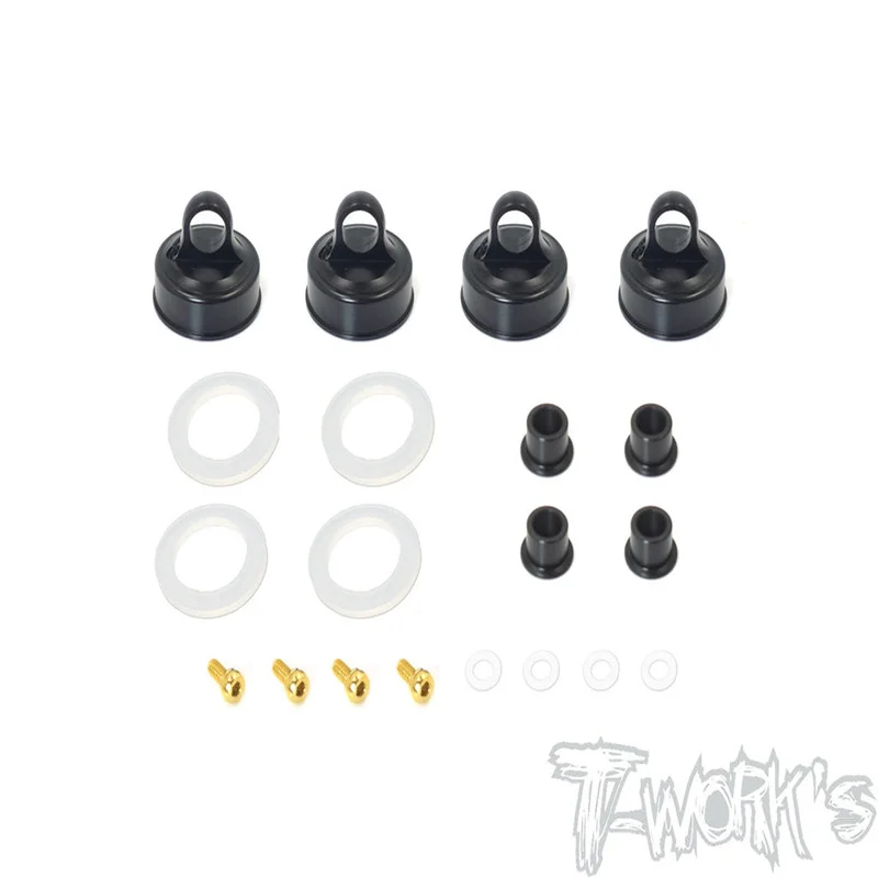 Original T works TO-273-K Black Hard Coated 7075-T6 Alum Aeration Shock Cap ( For Kyosho MP10/ MP9 TKI3/TKI4 /MP9E/ MP9E Rc part