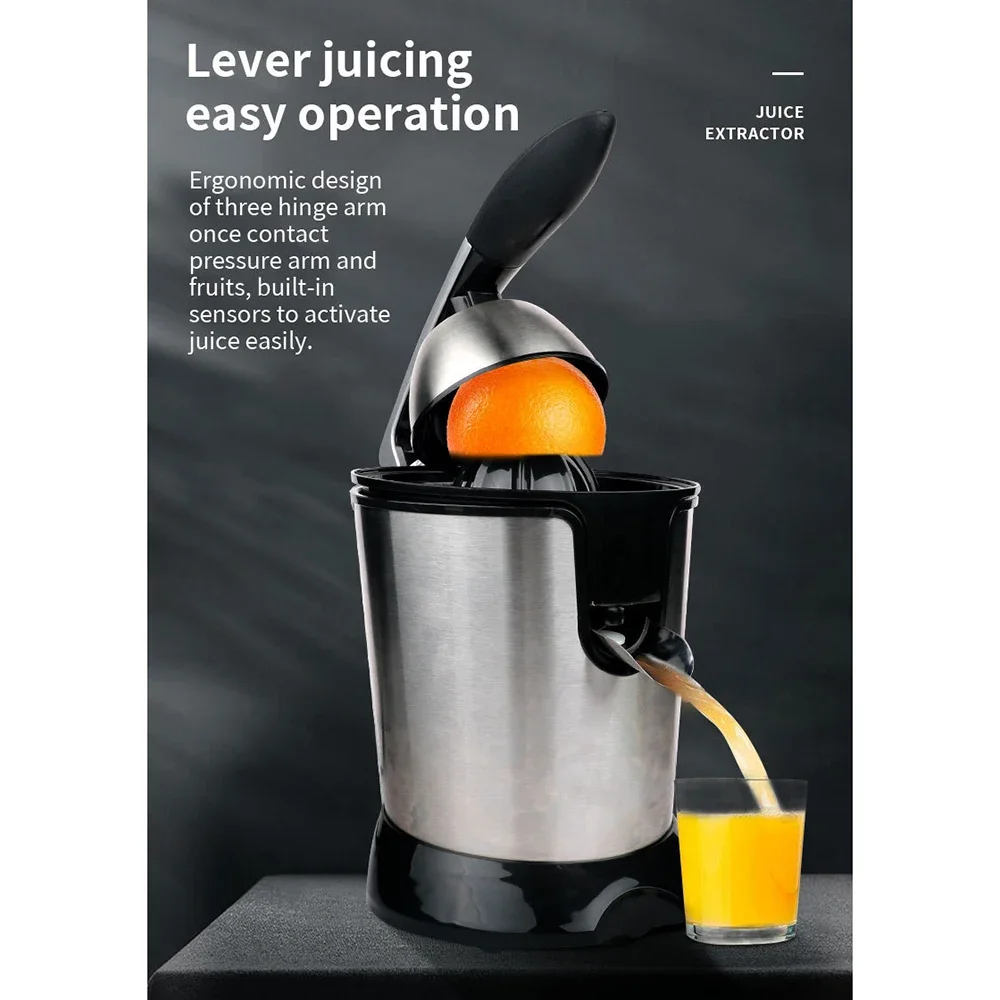 400ml Blenders Juicer Stainless Steel Hand Press Electric Mixer Machine Juice Residue juice Separation Fruit Squeezer Kitchen