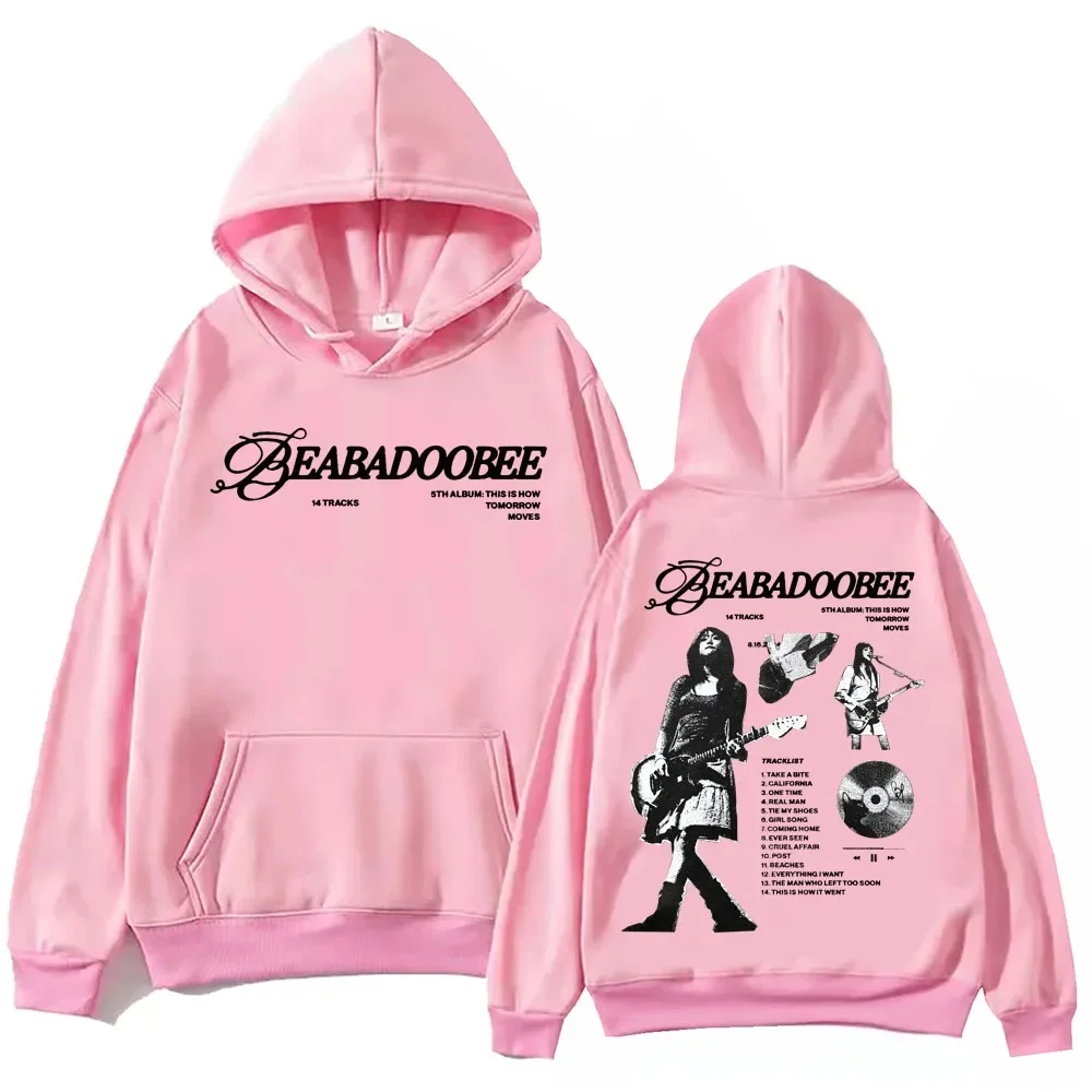 Beabadoobee Tour 2025 سترة بقلنسوة مريحة للرجال البالغين غير رسمية Harajuku Street الهيب هوب عالية الجودة وبسيطة #4