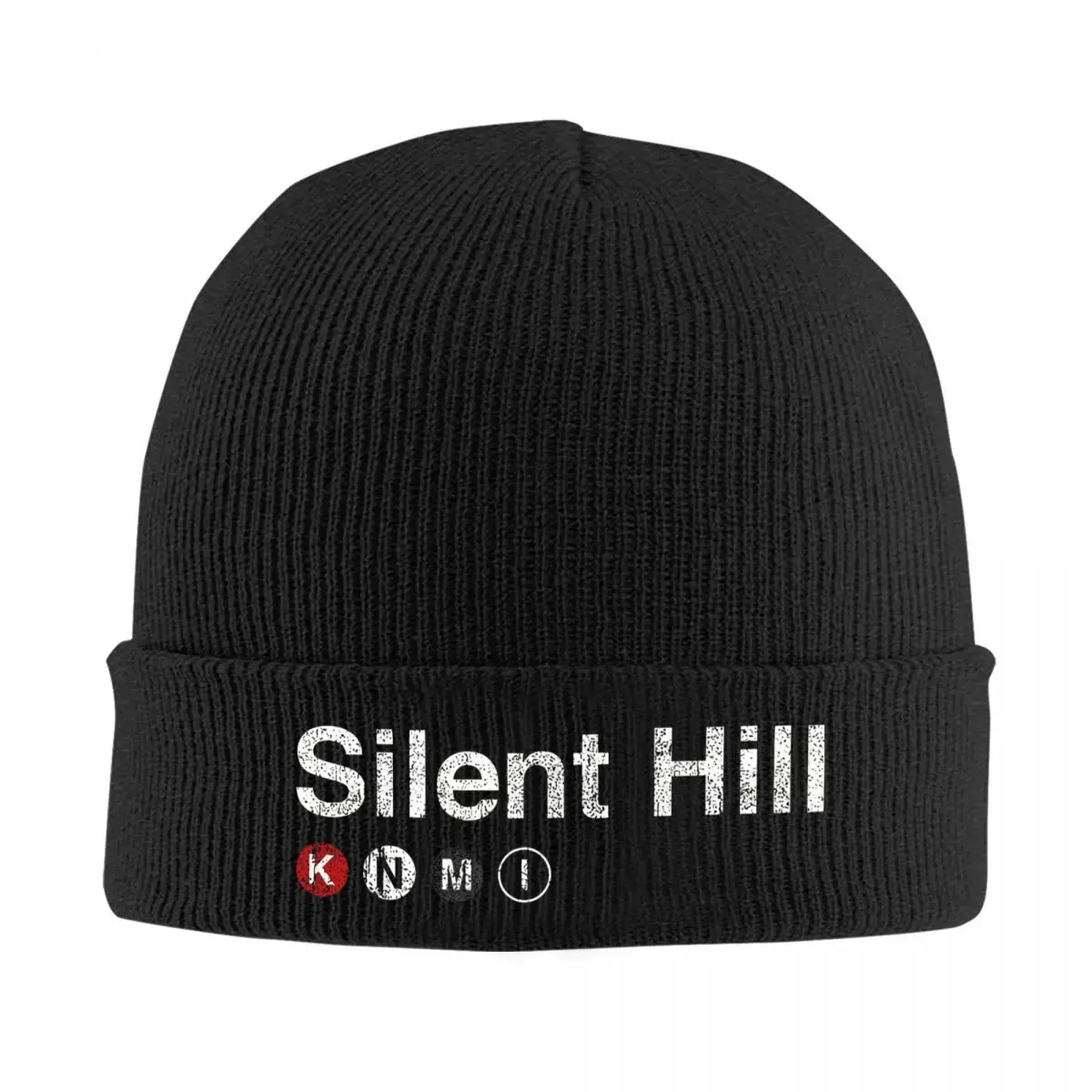 Silent Hill Beanie Hats game Knit Hat Outdoor Sport Elastic Men Women Caps Spring Graphic Y2K Cool Bonnet Hats Gift