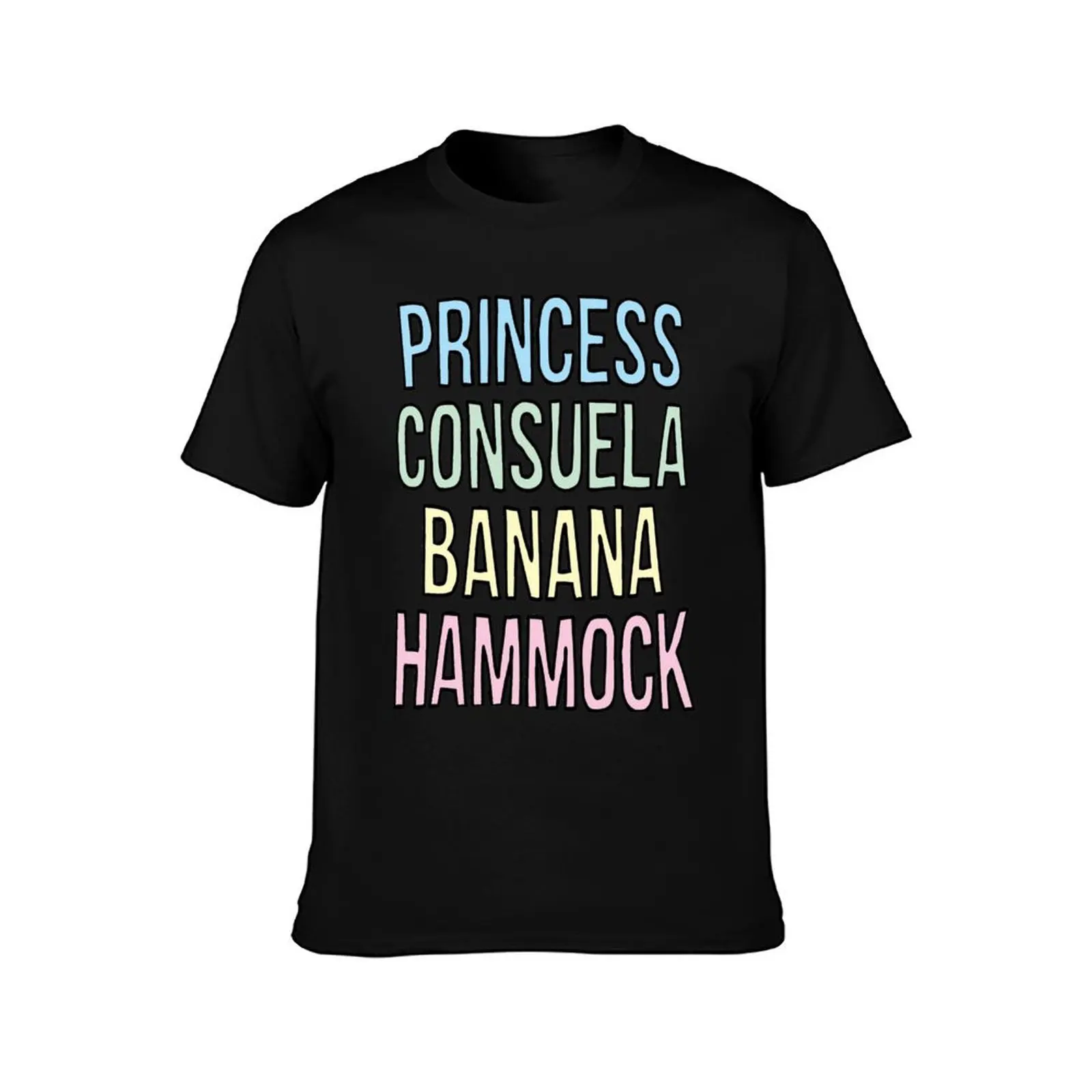 Princess Consuela Banana Hammock T-Shirt Plus Size Solid Color T-Shirt