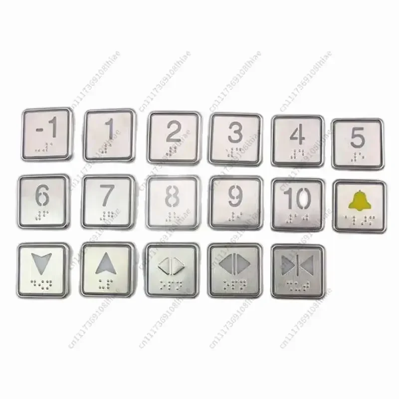 5pcs  Elevator push Button BS34D Mirror Stainless Steel
