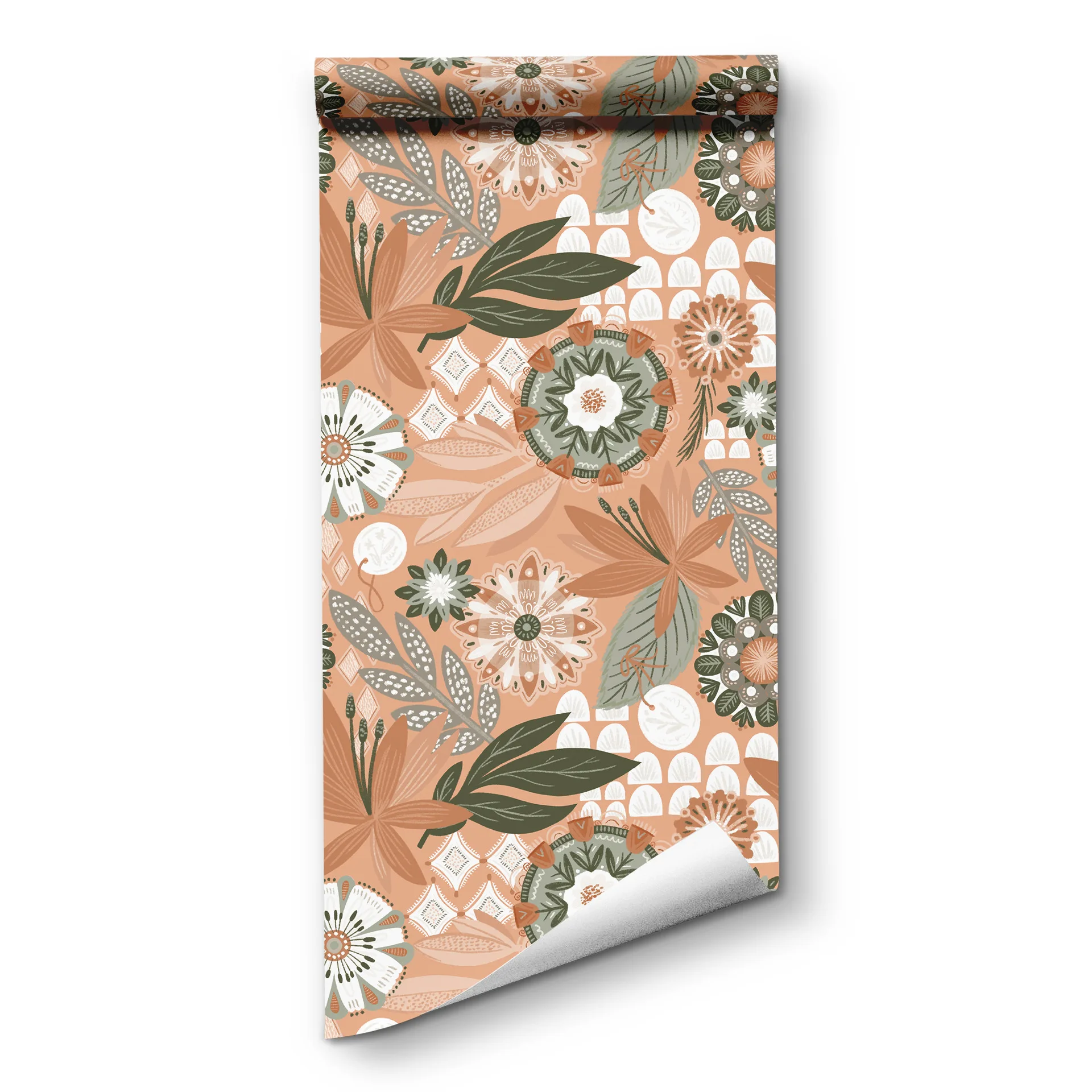 

Ретро обои Peel and Stick с цветочным декором в стиле бохо, контактная бумага для спальни, съемная фреска для домашнего декора