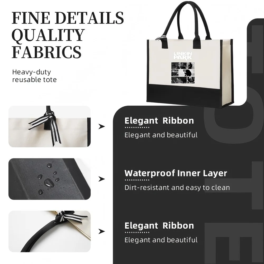 (4) 2026 وصول جديد موضة عملية واسعة قابلة لإعادة الاستخدام حمل حقيبة نمط طباعة 2 لهجة الثقيلة حقيبة كتف كبيرة