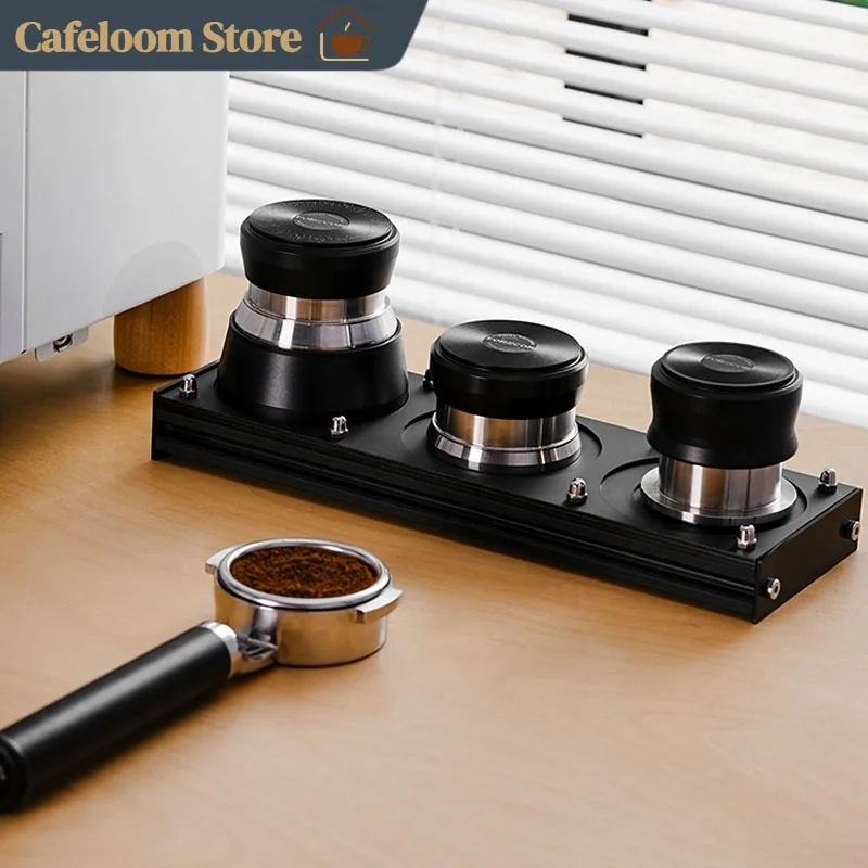 Distributeur de café auto-nivelant Forzcon, série vinyle, 58 mm, outil de distribution à aiguille pour tamper à impact espresso