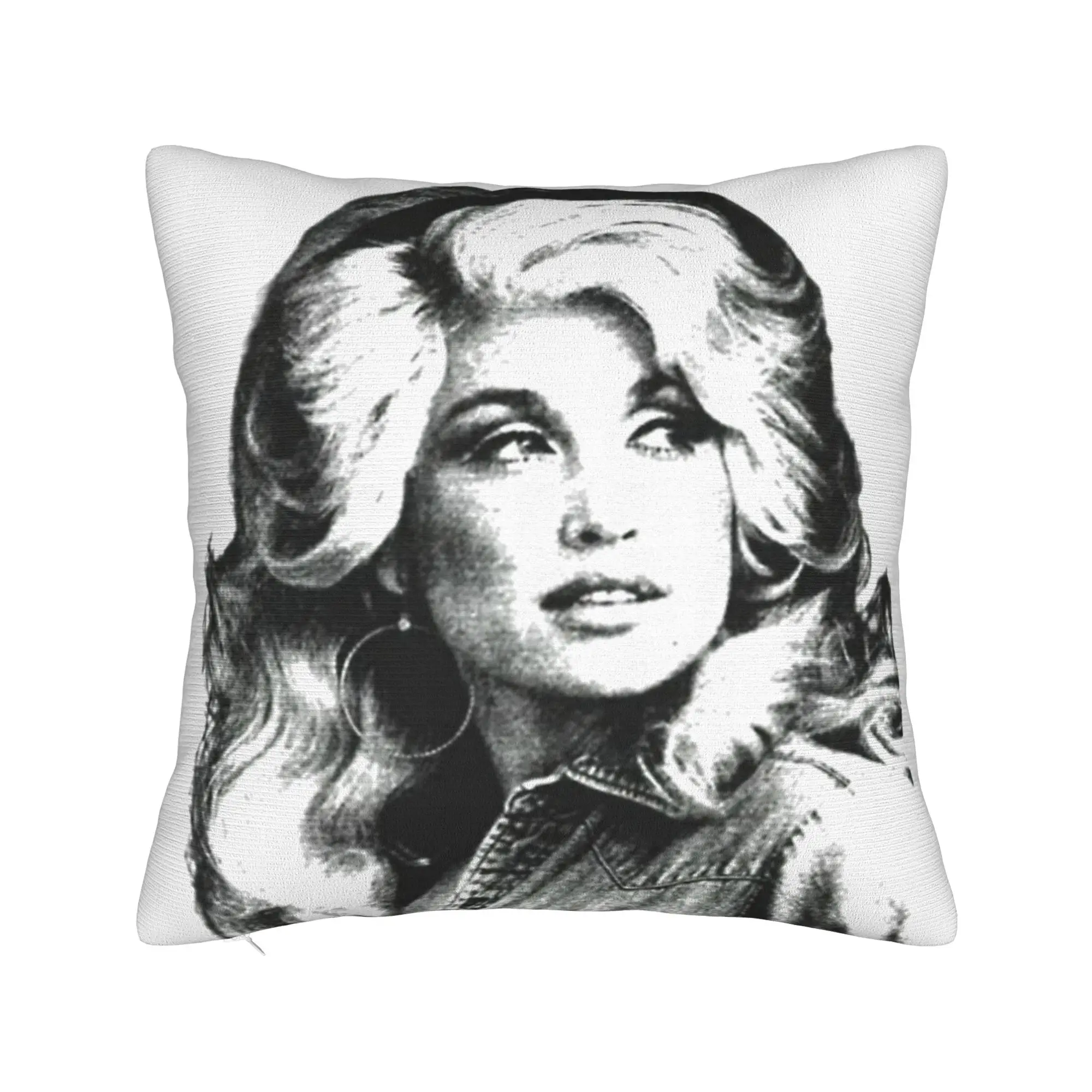 Decorative Pillow Cover RIP Dolly Parton Merchandise Bedroom  Pillow Case Cover Zippered Multi Size