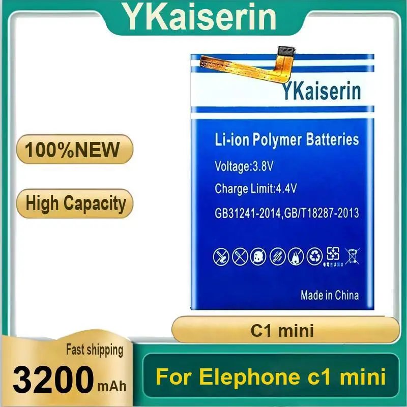 3200 мАч аккумулятор мобильного телефона для Elephone C1 Mini Быстрая доставка